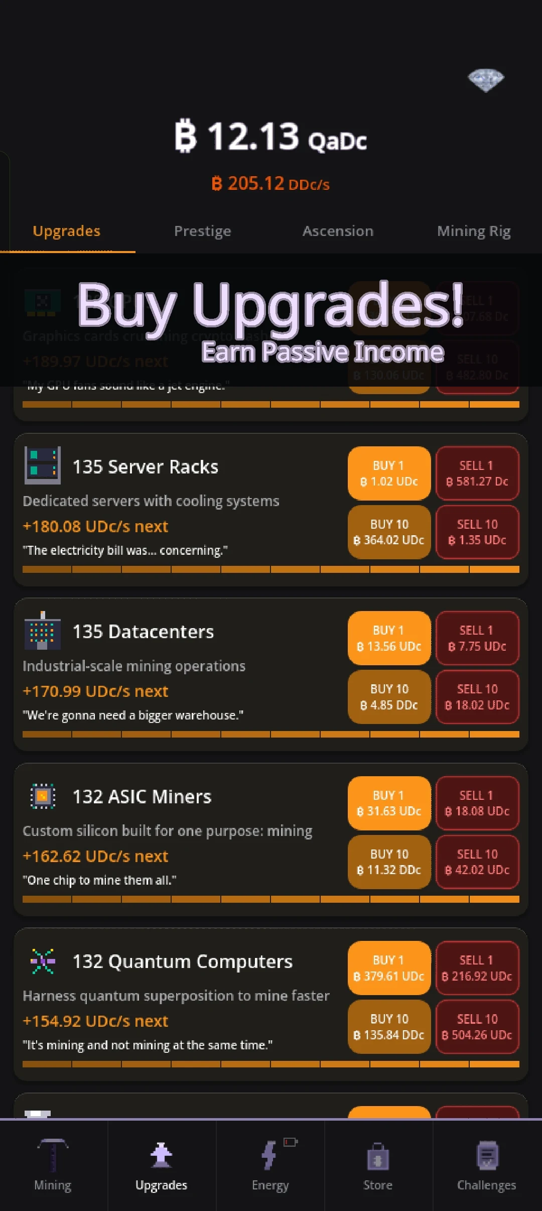 Crypto Mining Tycoon screenshot